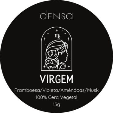 Mini Vela Aromática Signo Virgem Latinha 20g