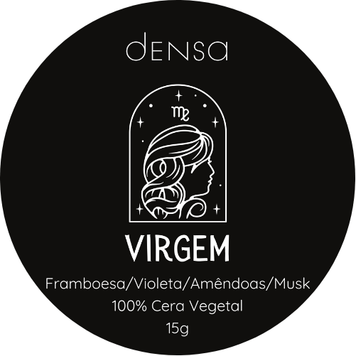 Mini Vela Aromática Signo Virgem Latinha 20g