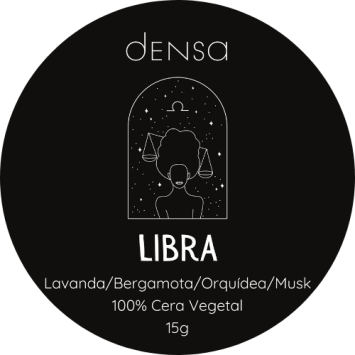 Mini Vela Aromática Signo Libra Latinha 20g