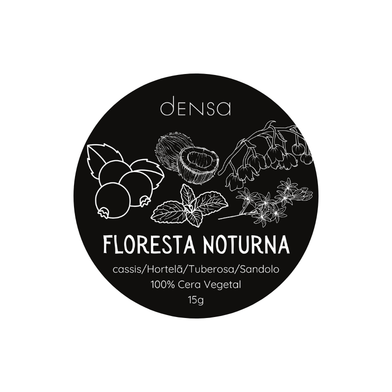 Mini Vela Aromática Floresta Noturna Latinha 20g