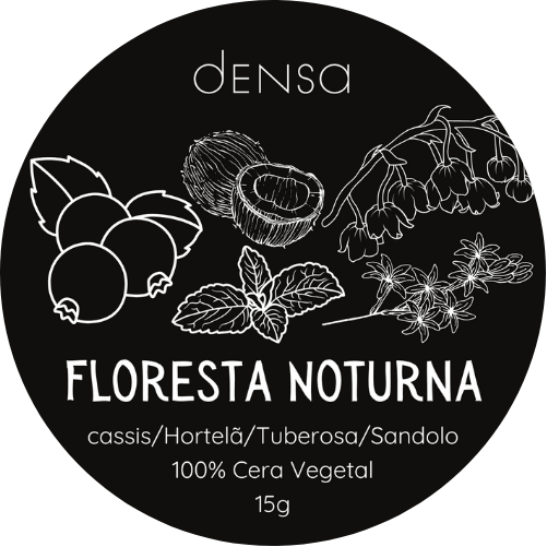 Mini Vela Aromática Floresta Noturna Latinha 20g