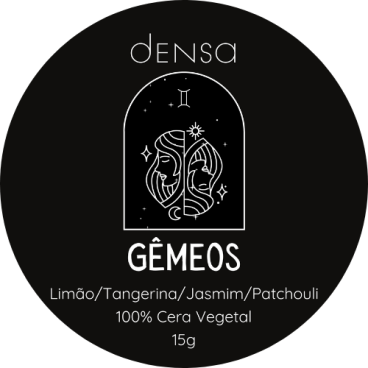 Mini Vela Aromática Signo Gêmeos Latinha 20g