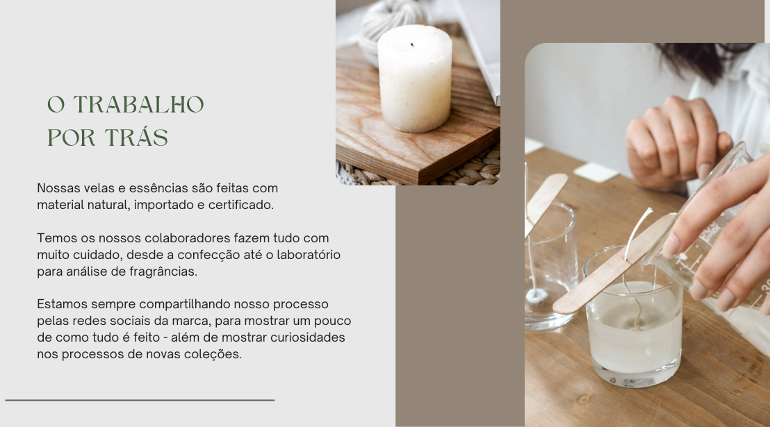Velas Aromáticas Artesanais